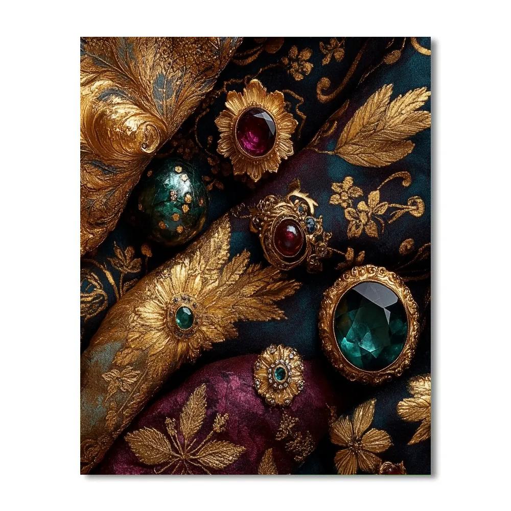 Klimt Inspired Evening Trinkets painting number kit