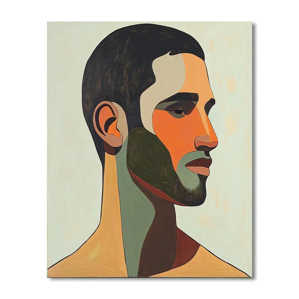 Egon Schiele Inspired Lonely Figure Painting by numbers kit