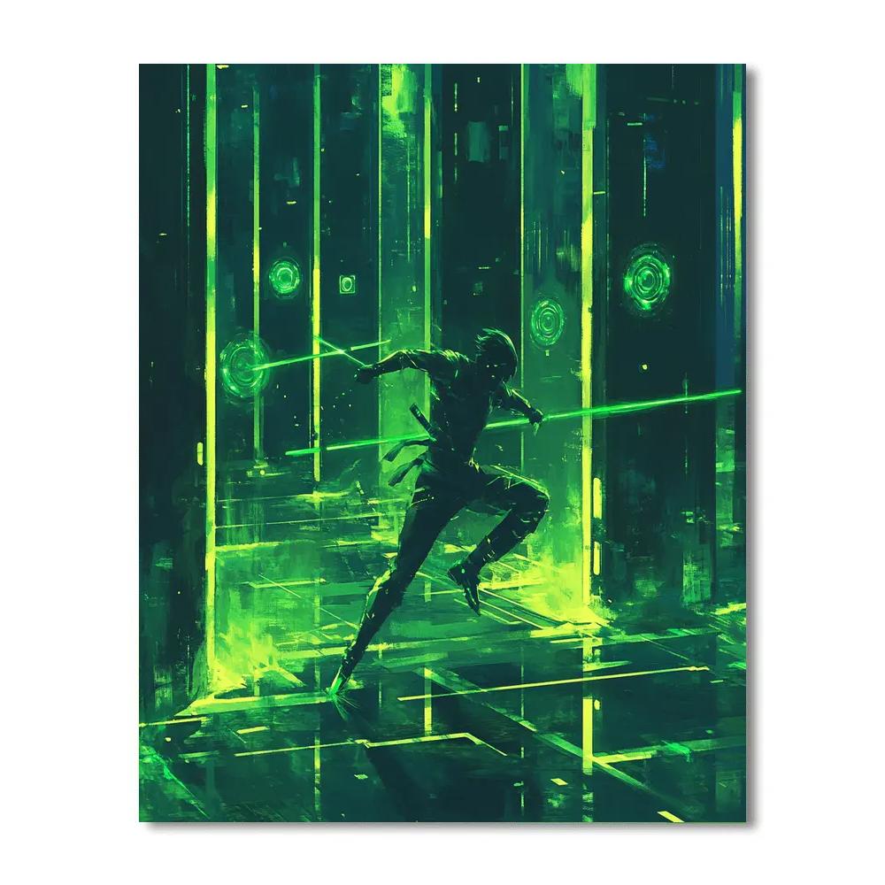 Wasabi Training Room Laser Dash Disney Inspired Numbered painting kits