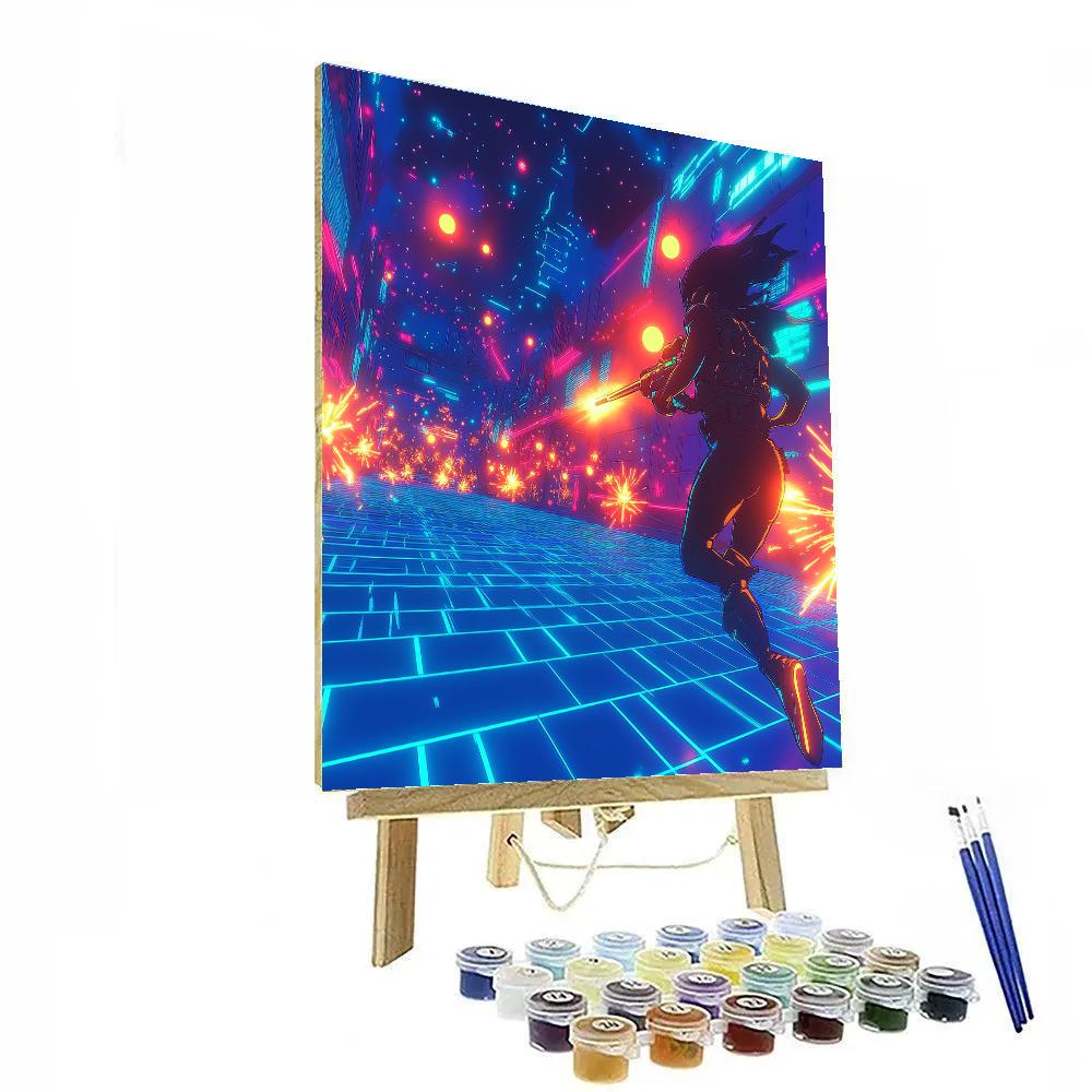 Sergeant Calhoun Hero Arena Target Run Disney Inspired paint by numbers