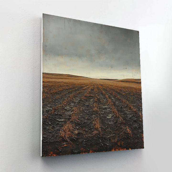 Anselm Kiefer Inspired Wasteland Numbered painting kits