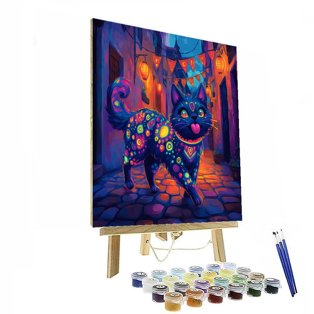 Dante Alleyway Alebrije Spark Disney Inspired Painting by numbers kit