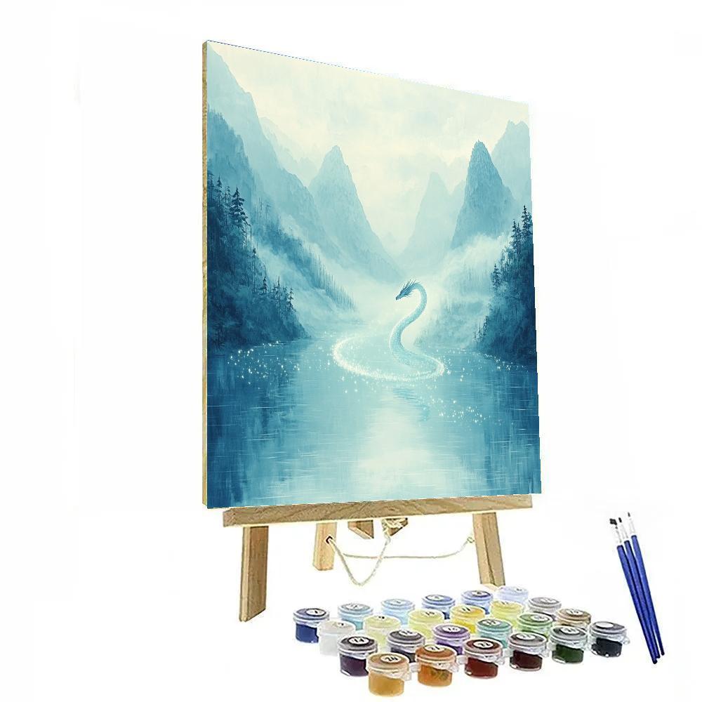 Sisu Misty River Cloud Glide Disney Inspired Number painting