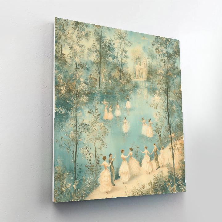 Antoine Watteau Inspired Pastoral Concert Painting by numbers kit