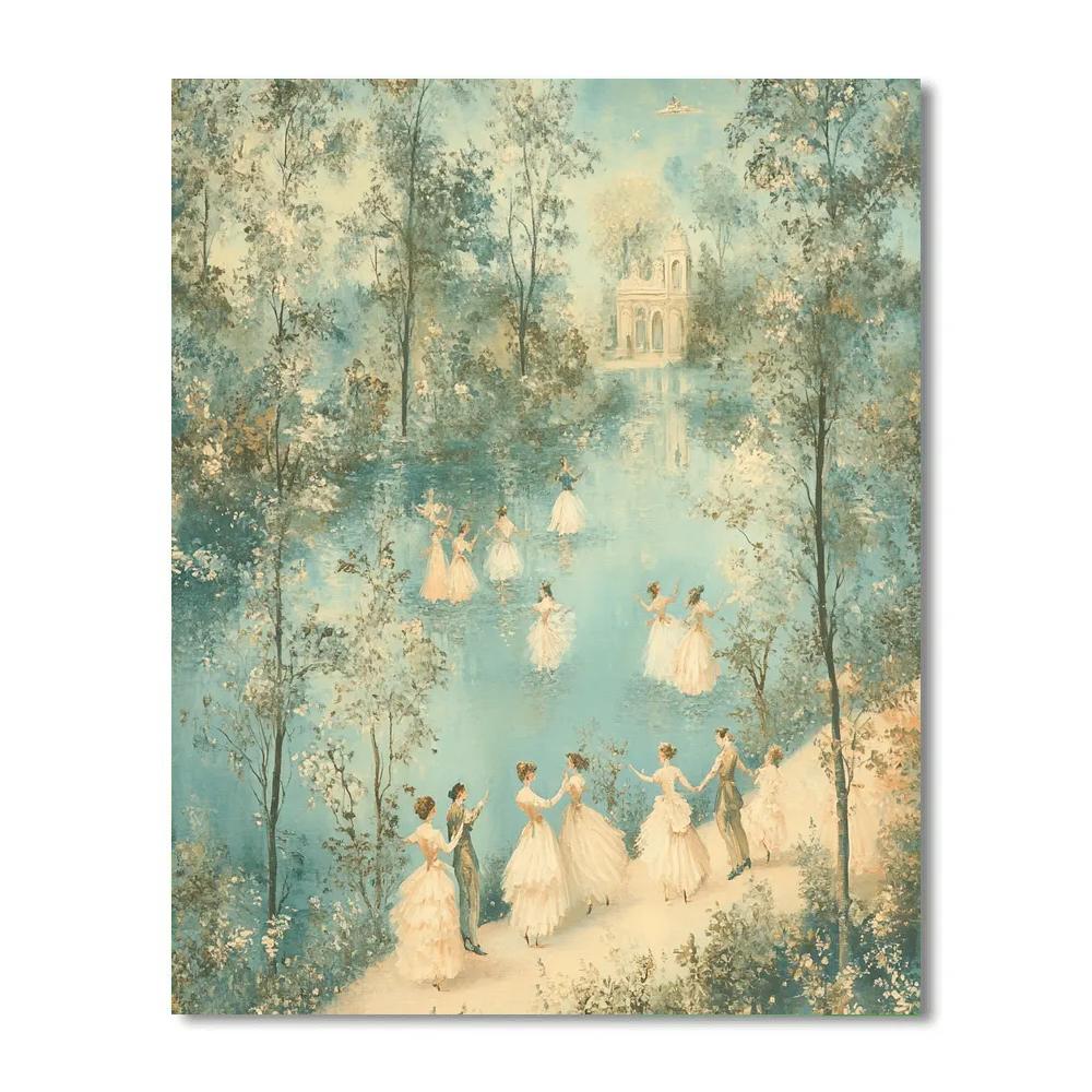 Antoine Watteau Inspired Pastoral Concert Painting by numbers kit