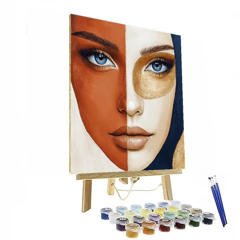 Amedeo Modigliani Inspired Long Necked Muse Paint by numbers art