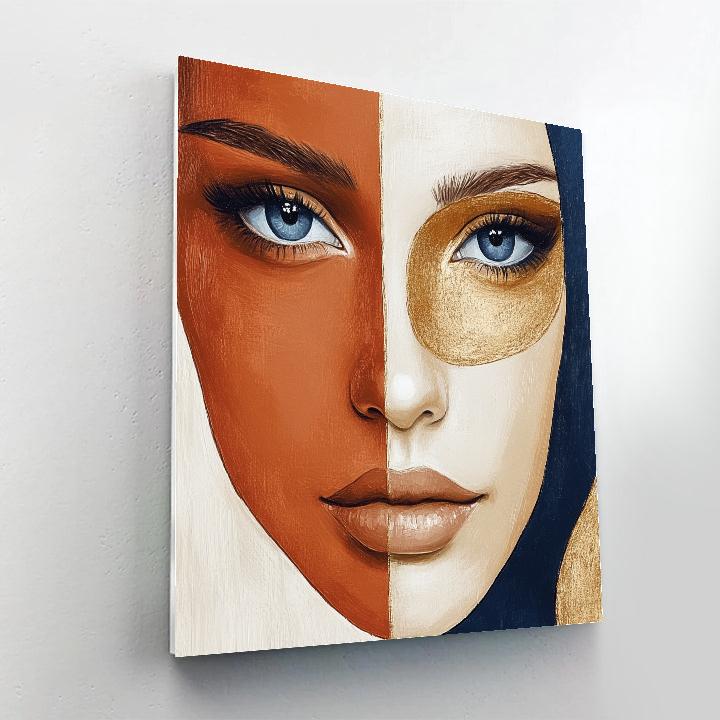 Amedeo Modigliani Inspired Long Necked Muse Paint by numbers art