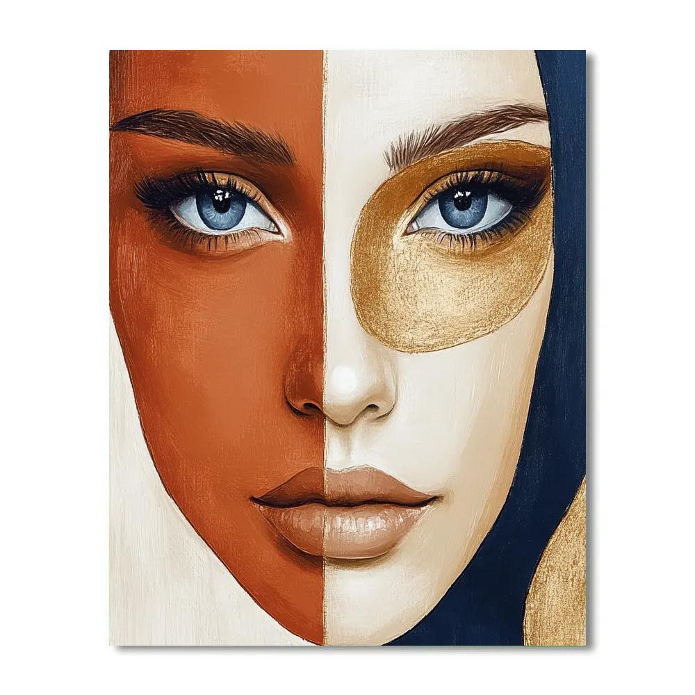 Amedeo Modigliani Inspired Long Necked Muse Paint by numbers art