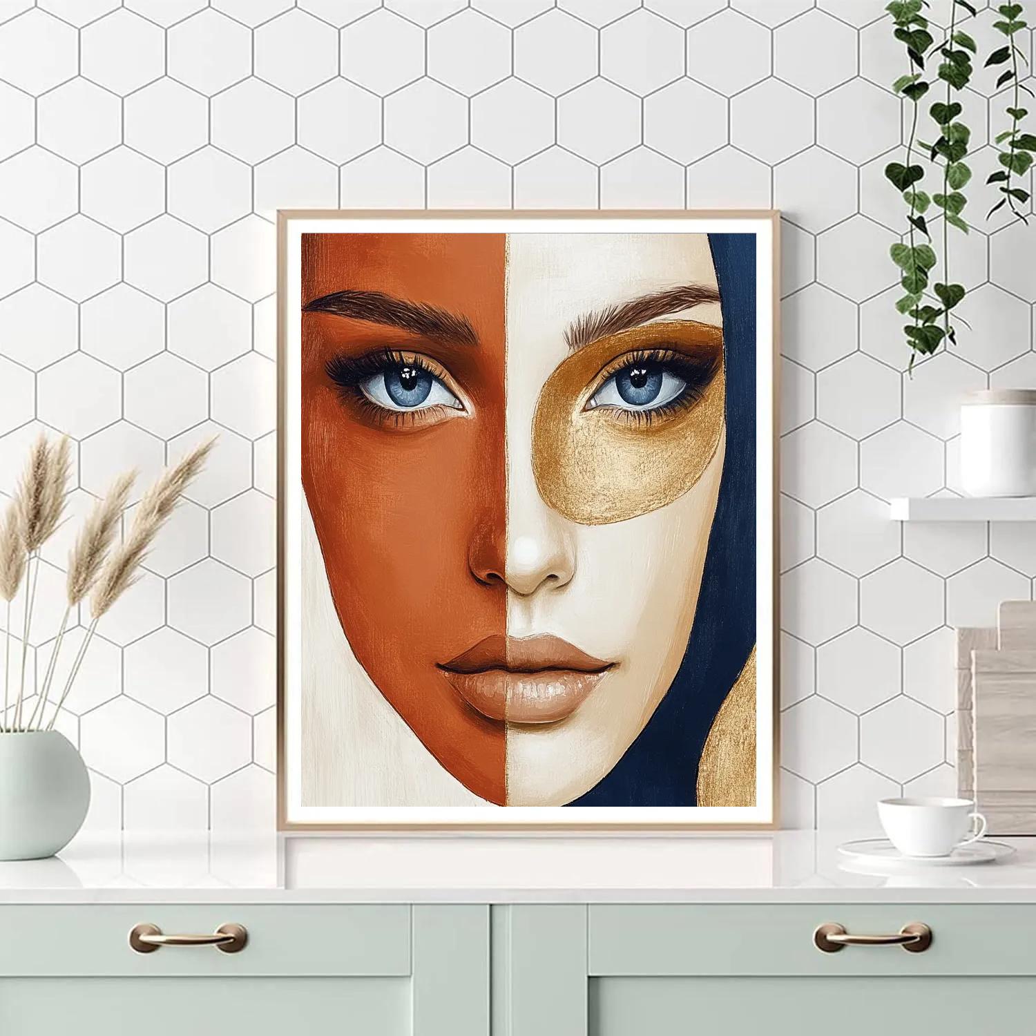 Amedeo Modigliani Inspired Long Necked Muse Paint by numbers art