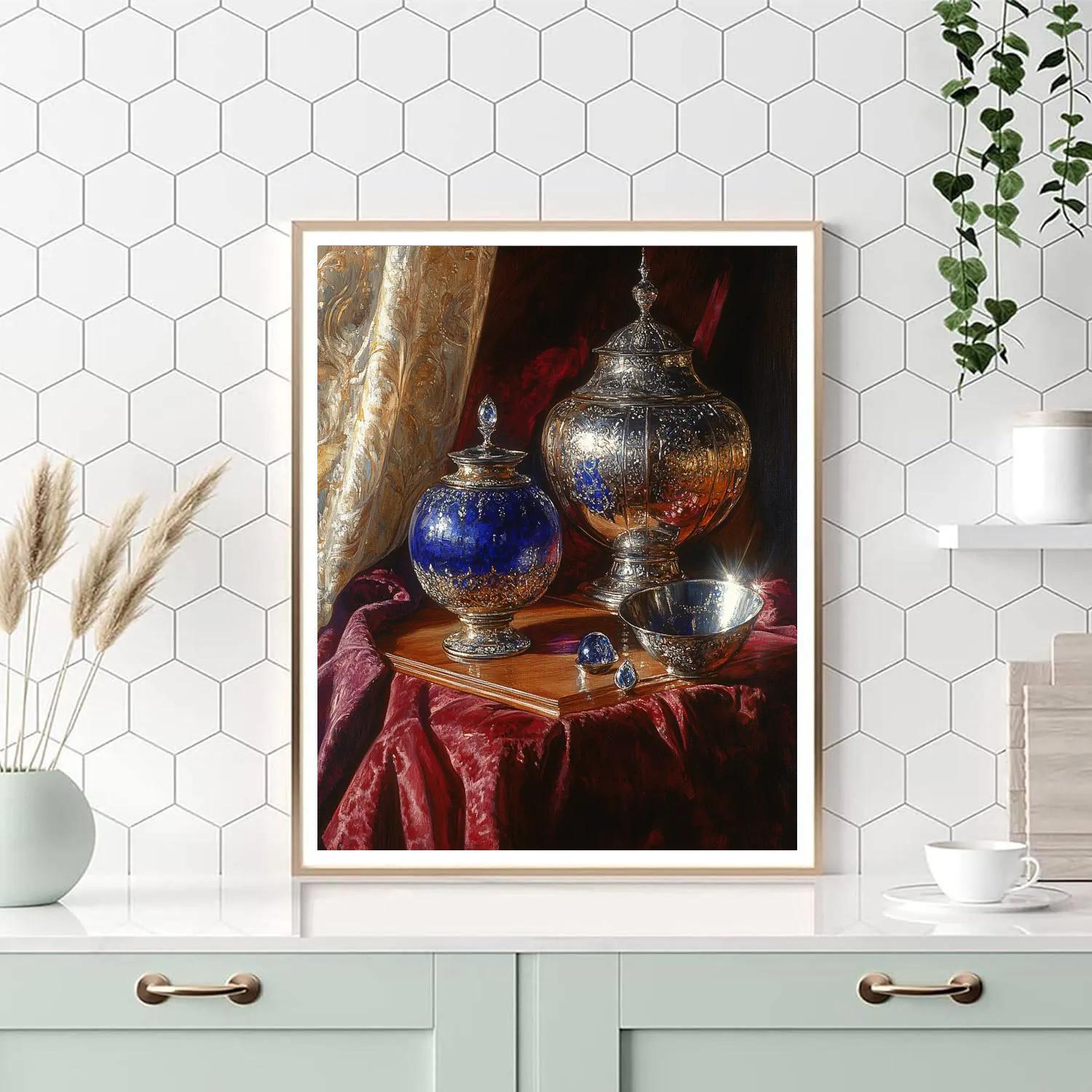 Jan Van Eyck Inspired Jewel Box paint by numbers
