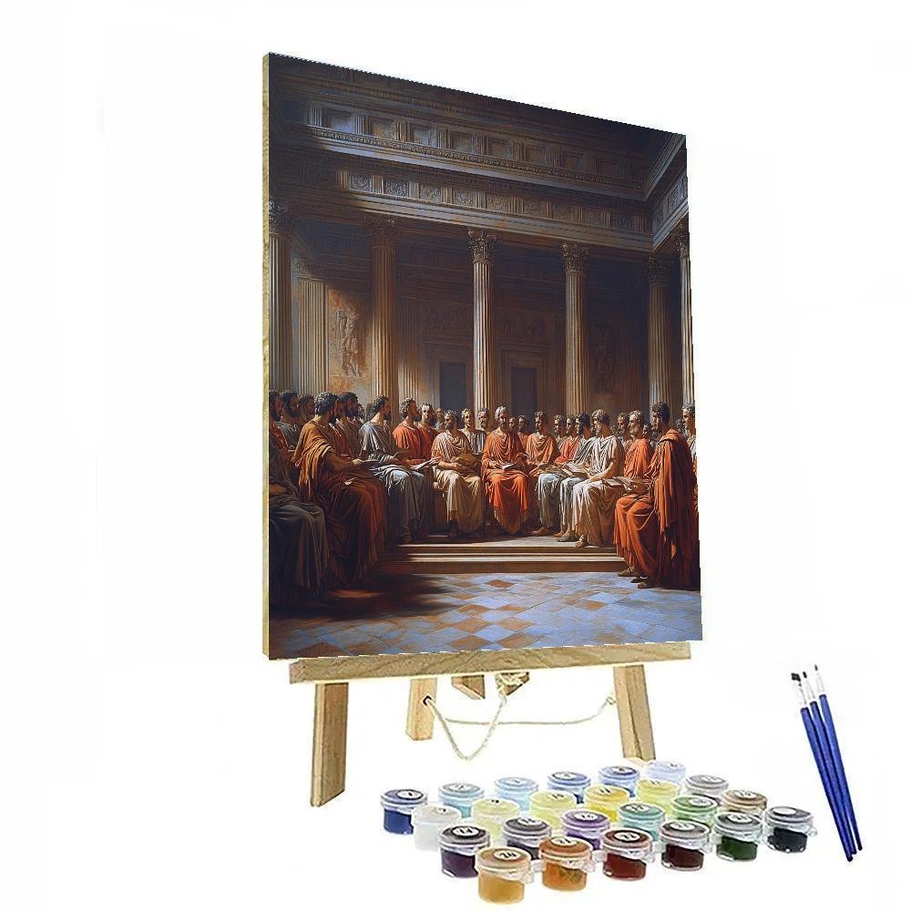 Jacques Louis David Inspired Civic Rally Painting by numbers kit