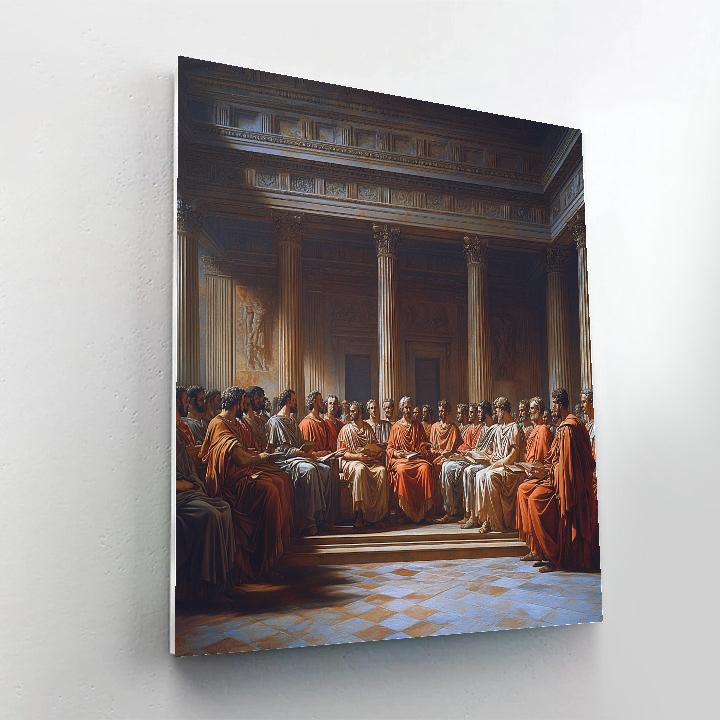 Jacques Louis David Inspired Civic Rally Painting by numbers kit