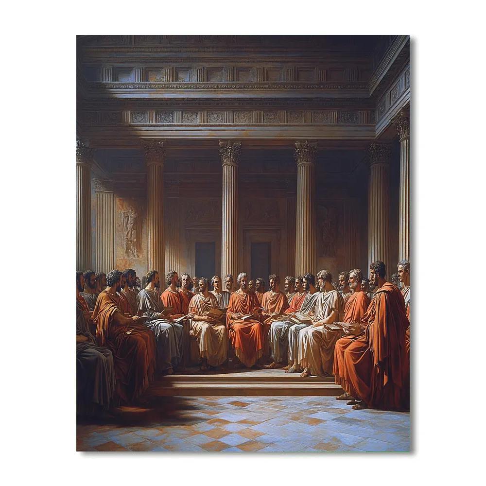Jacques Louis David Inspired Civic Rally Painting by numbers kit