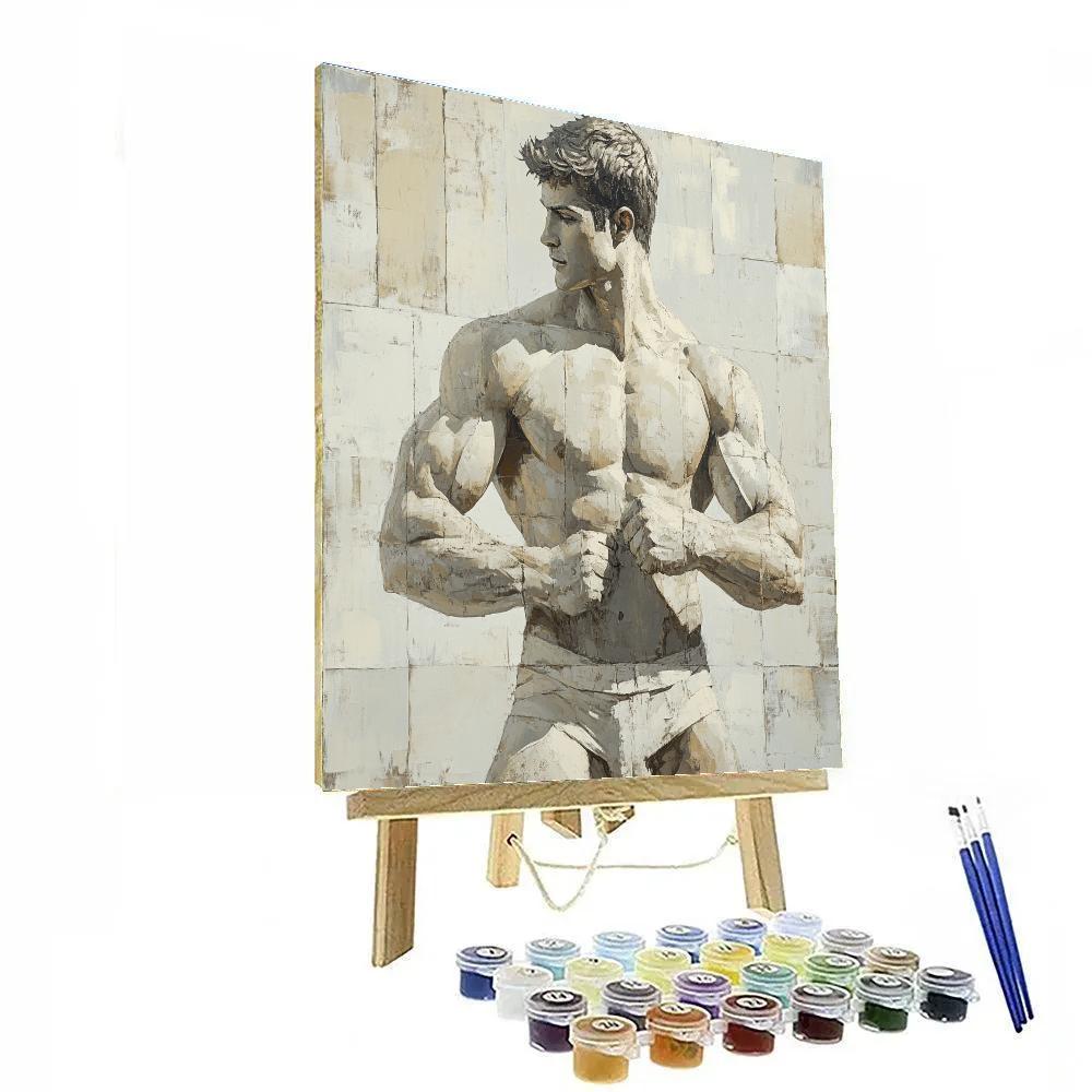 Michelangelo Inspired Study Of Motion painting number kit