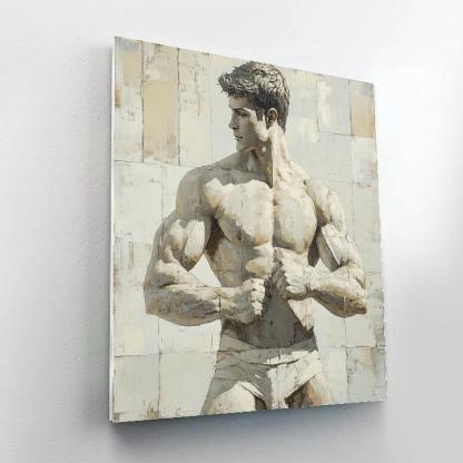 Michelangelo Inspired Study Of Motion painting number kit