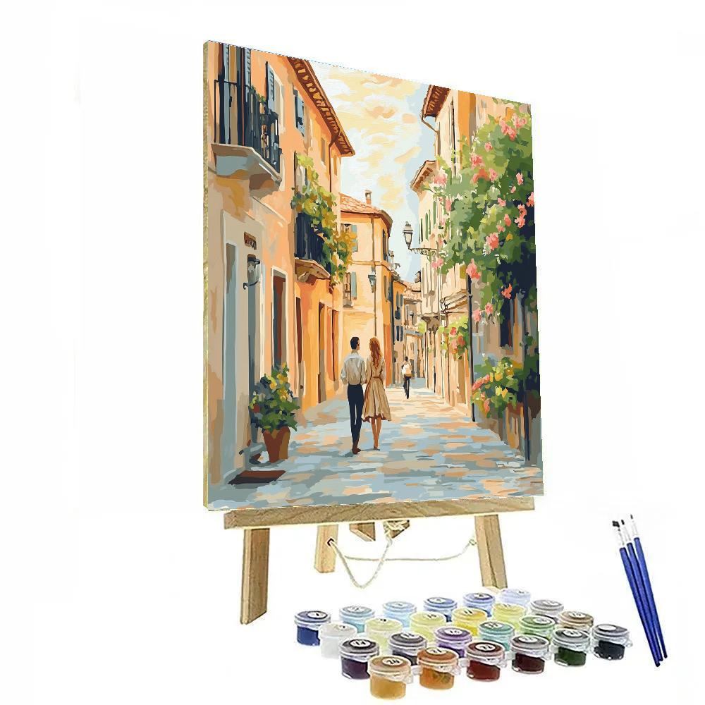 Botticelli Inspired Florentine Street Number painting