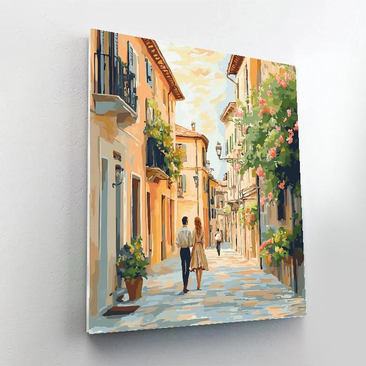 Botticelli Inspired Florentine Street Number painting