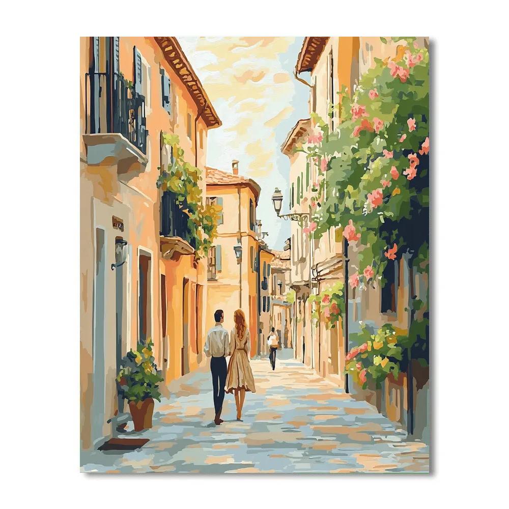 Botticelli Inspired Florentine Street Number painting