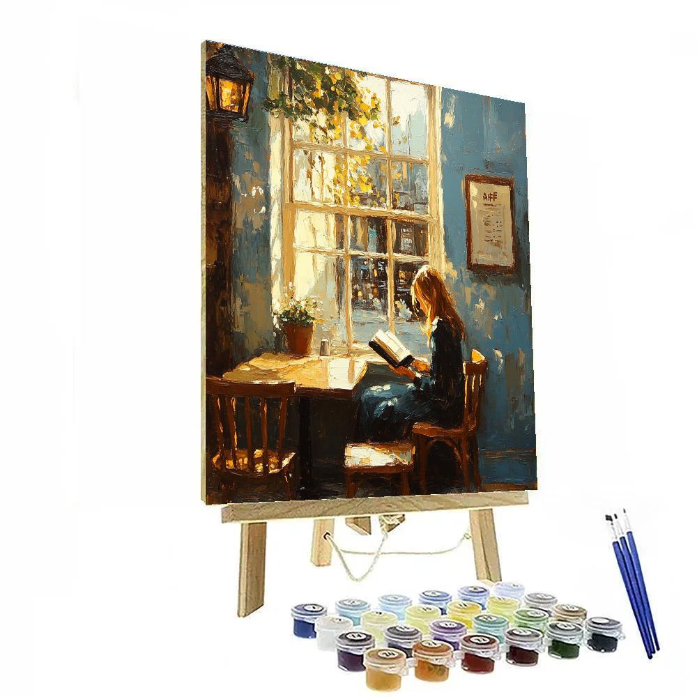Vermeer Inspired Quiet Café DIY paint by numbers