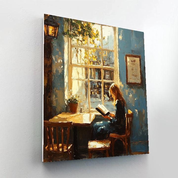 Vermeer Inspired Quiet Café DIY paint by numbers