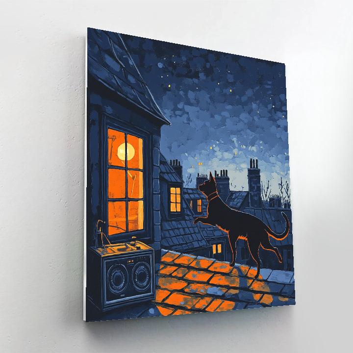 Thomas OMalley Rooftop Jazz Stroll Disney Inspired Painting by numbers kit