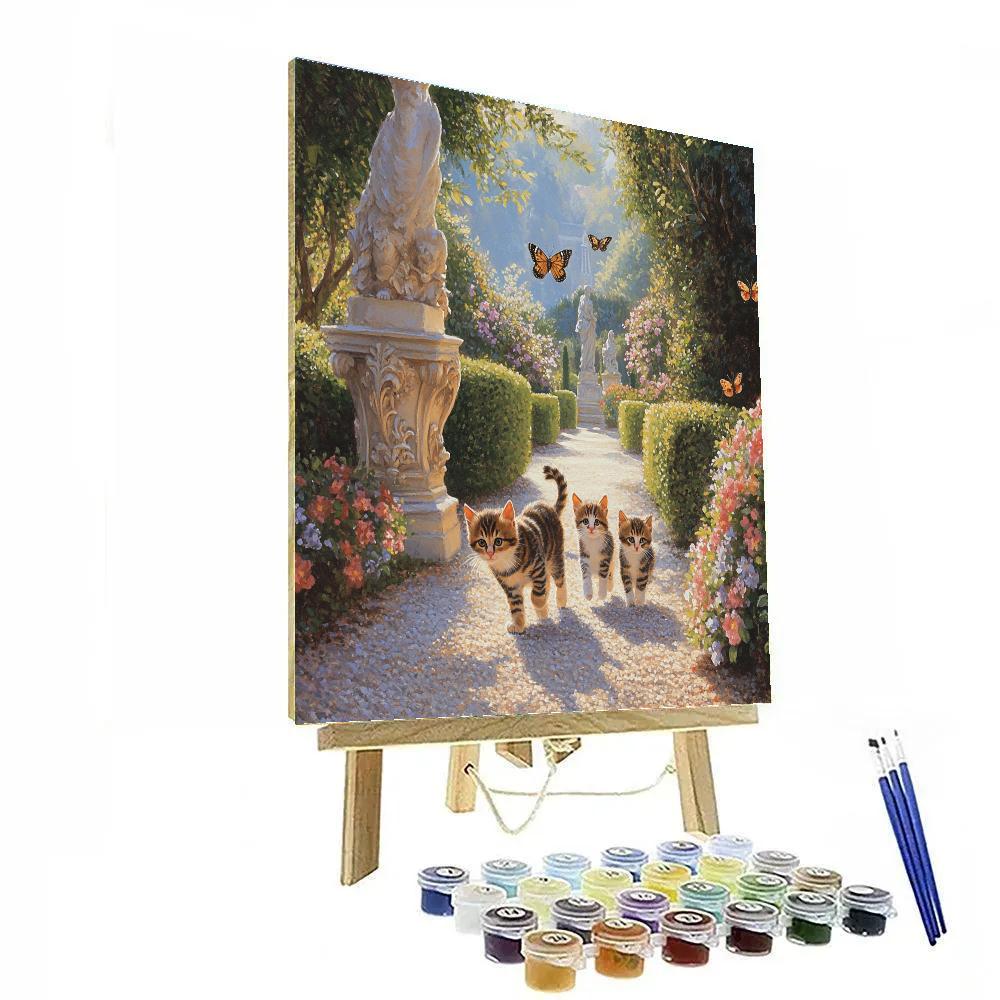 Duchess Aristocats Garden Path Parade Disney Inspired Paint by numbers art