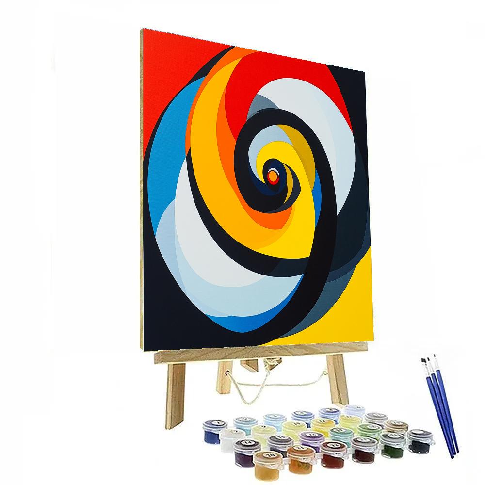 Kandinsky Inspired Rocket Sonata Numbered painting kits