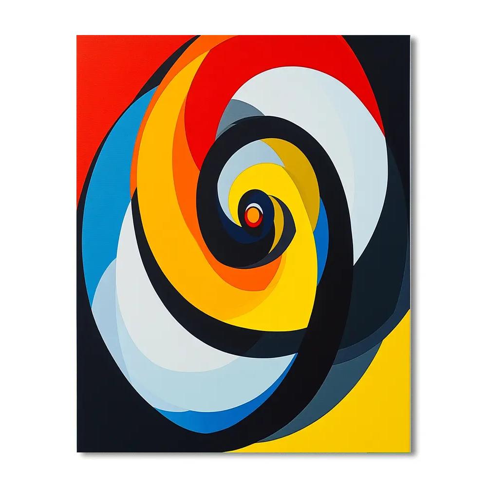 Kandinsky Inspired Rocket Sonata Numbered painting kits