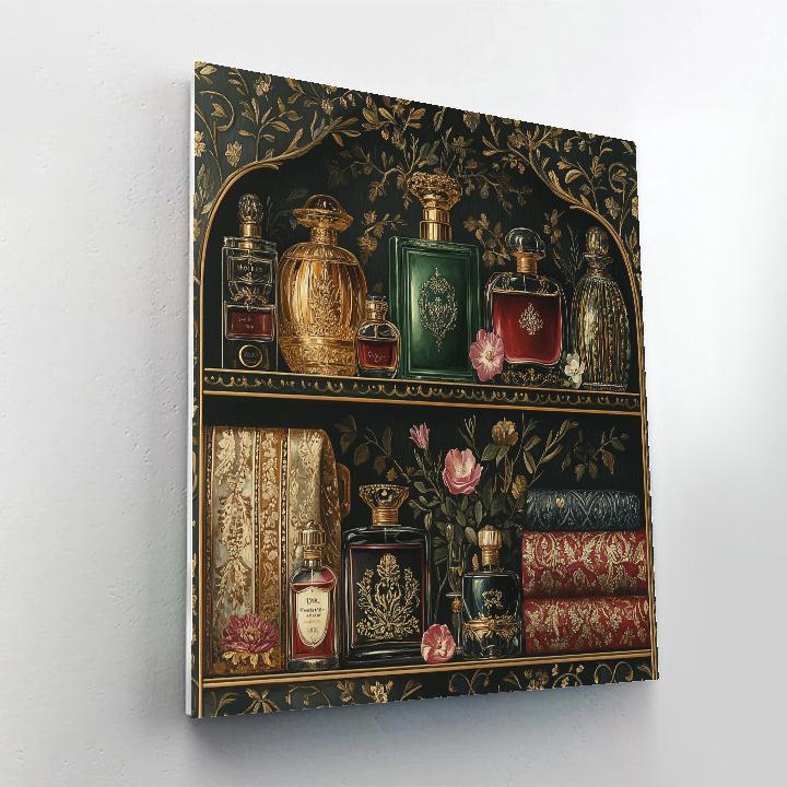 Klimt Inspired Perfume Shelf Paint by numbers kits