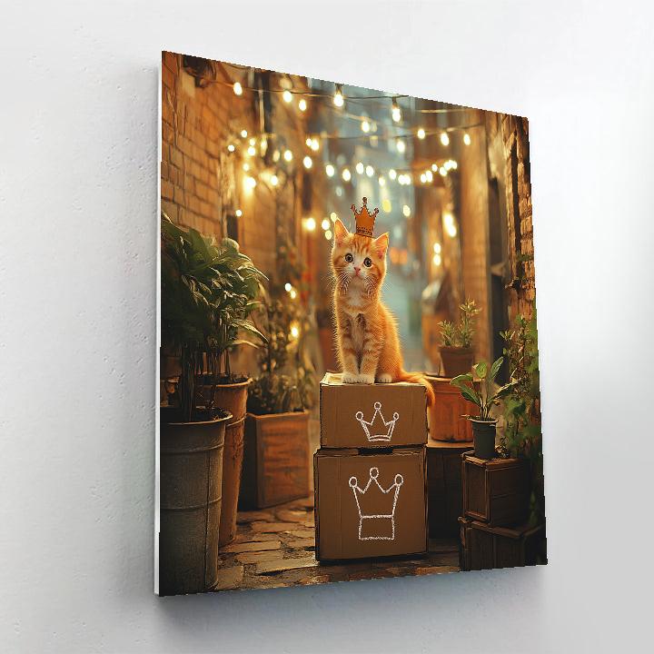 Oliver City Alley Cardboard Castle Disney Inspired paint by color