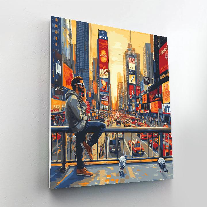 Dodger City Bridge Street Beat Disney Inspired Paint by numbers kits