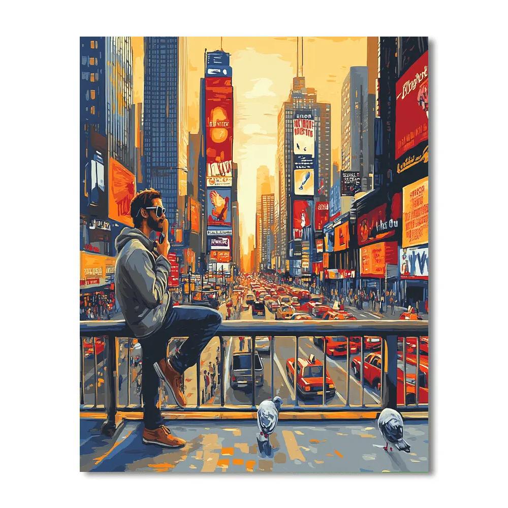 Dodger City Bridge Street Beat Disney Inspired Paint by numbers kits