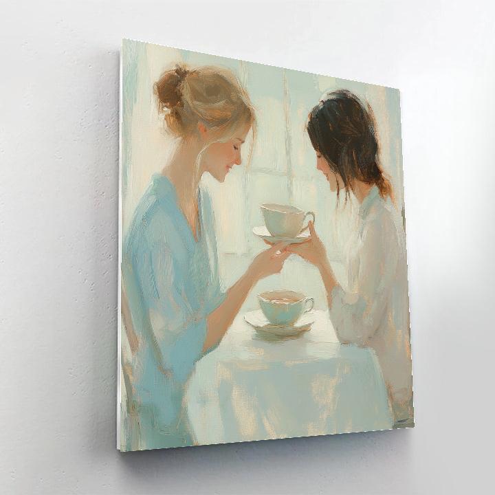 Mary Cassatt Inspired Afternoon Tea Paint by numbers art