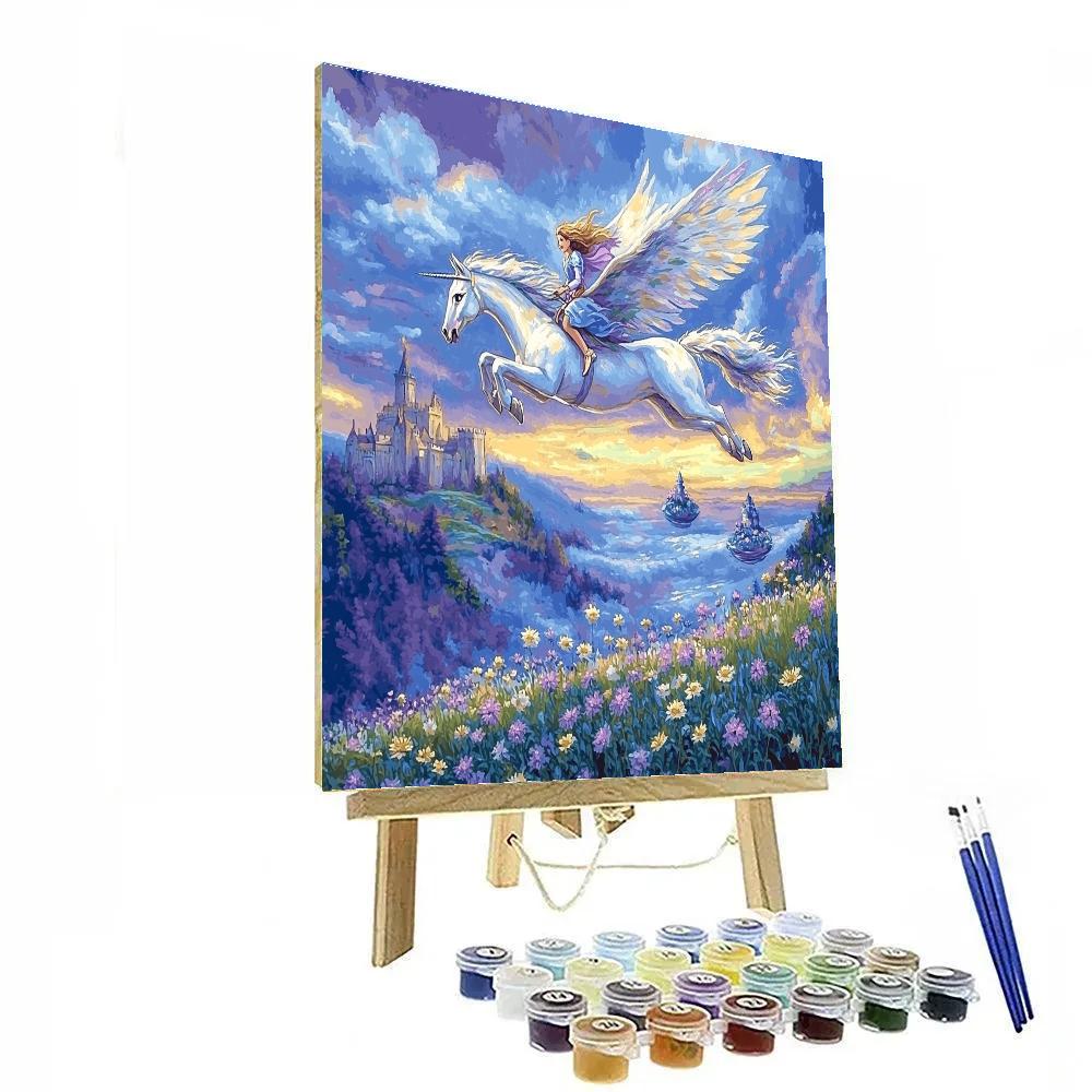 Princess Sofia Minimus Sky Meadow Glide Disney Inspired Paint by numbers kits