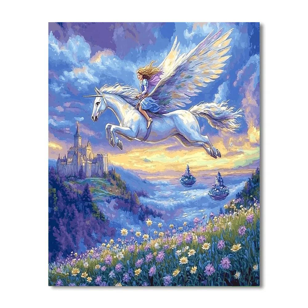 Princess Sofia Minimus Sky Meadow Glide Disney Inspired Paint by numbers kits