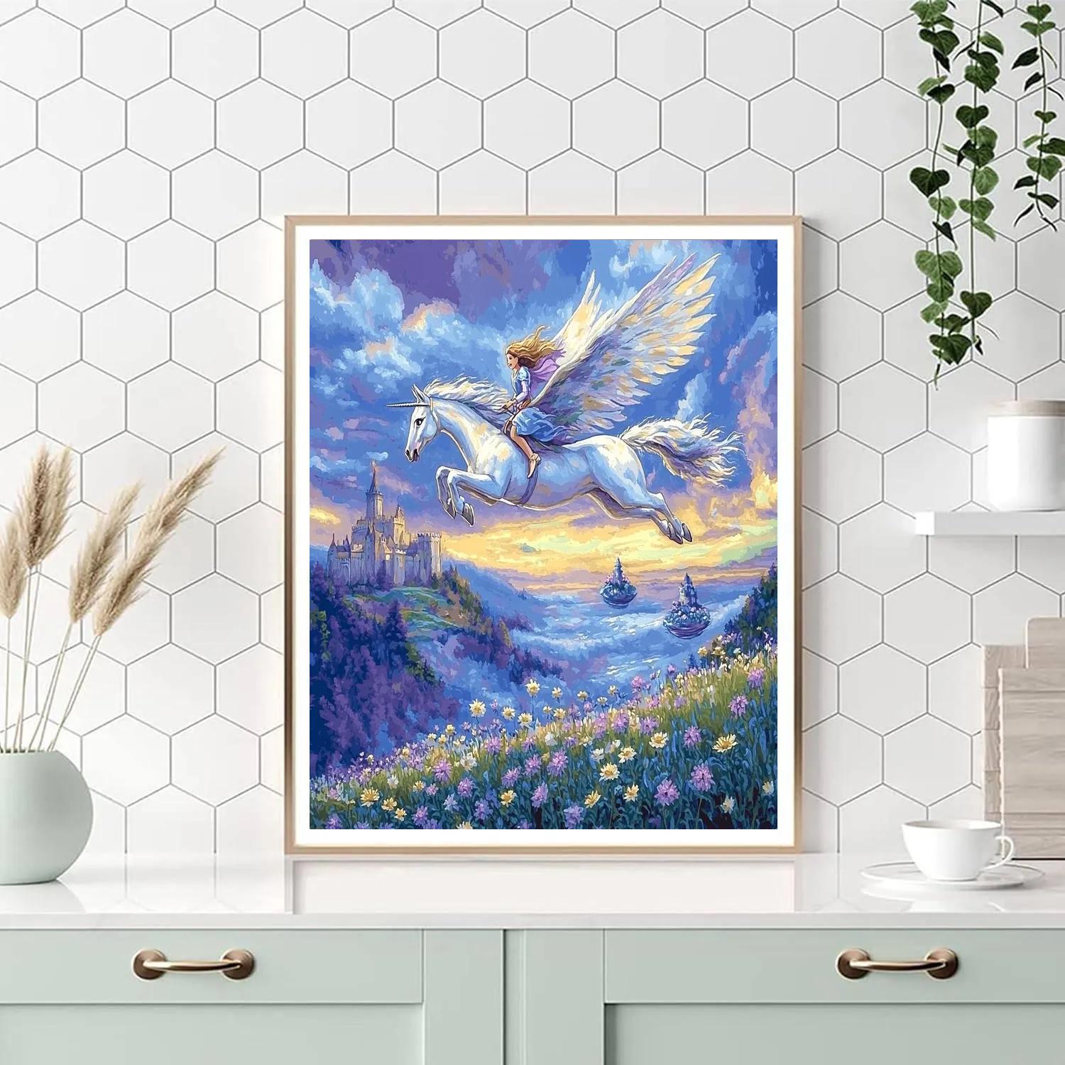 Princess Sofia Minimus Sky Meadow Glide Disney Inspired Paint by numbers kits