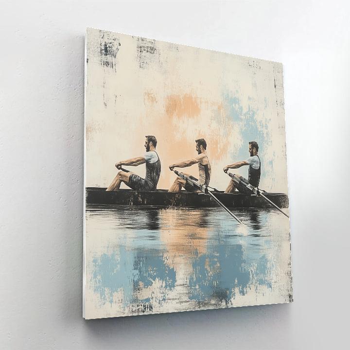 Degas Inspired Rowers Painting by numbers kit
