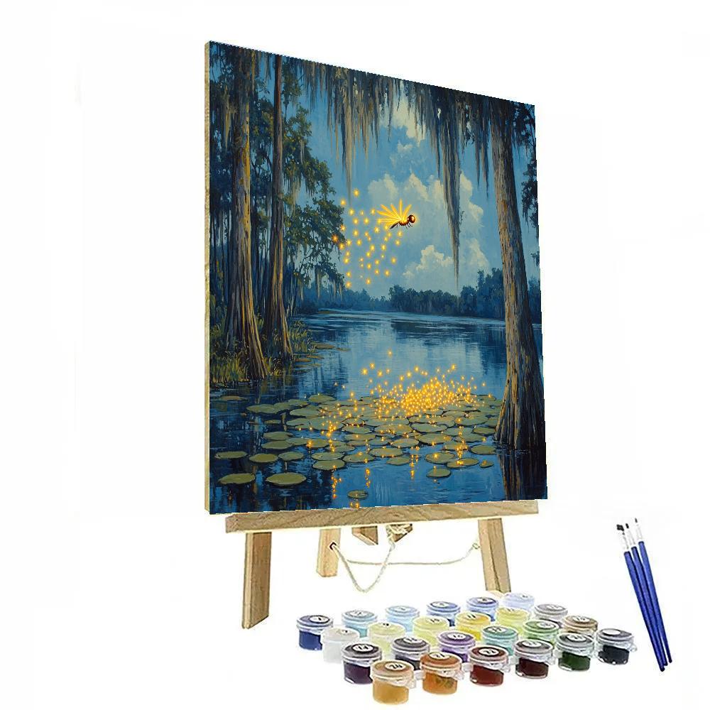 Ray Firefly Bayou Star Song Disney Inspired Painting by numbers kit