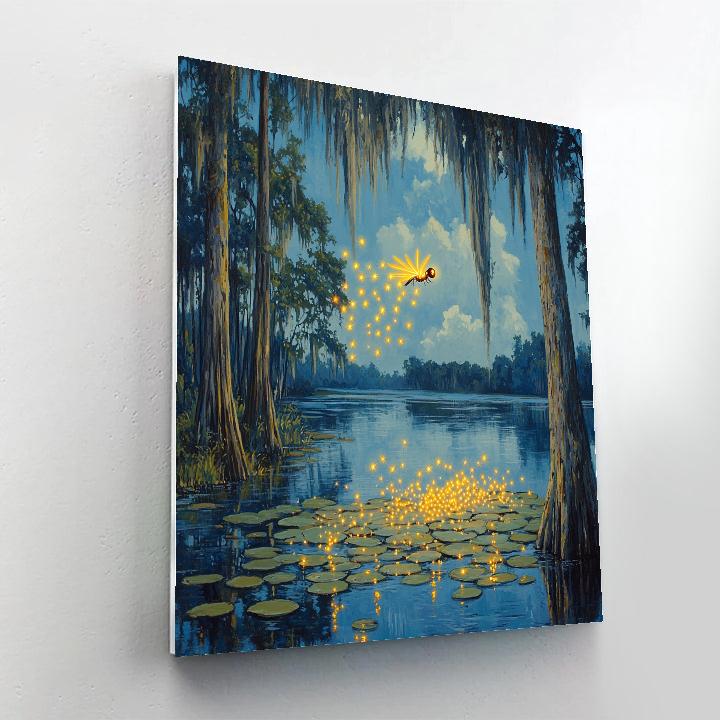 Ray Firefly Bayou Star Song Disney Inspired Painting by numbers kit