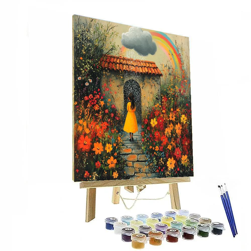 Pepa Encanto Rain Cloud Garden Walk Disney Inspired Paint by numbers kits