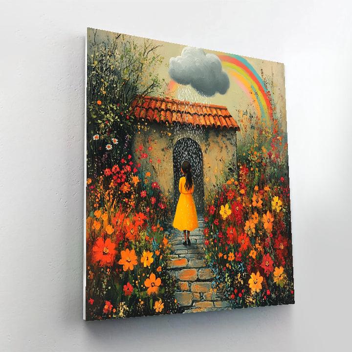 Pepa Encanto Rain Cloud Garden Walk Disney Inspired Paint by numbers kits