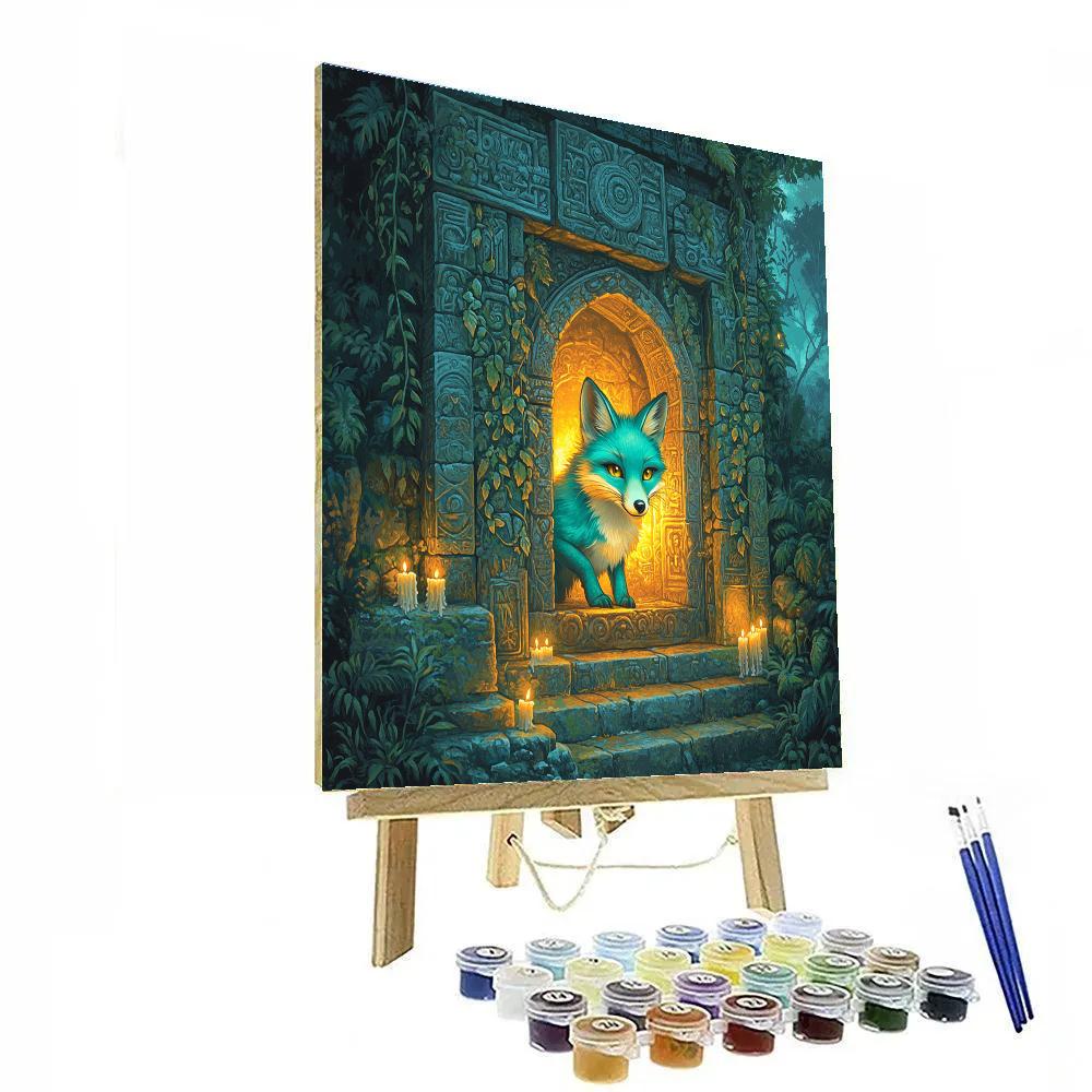 Elena Of Avalor Zuzo Spirit Fox Temple Arch Disney Inspired paint by color