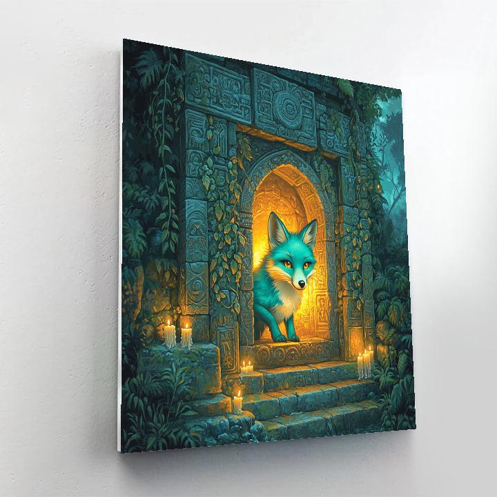 Elena Of Avalor Zuzo Spirit Fox Temple Arch Disney Inspired paint by color
