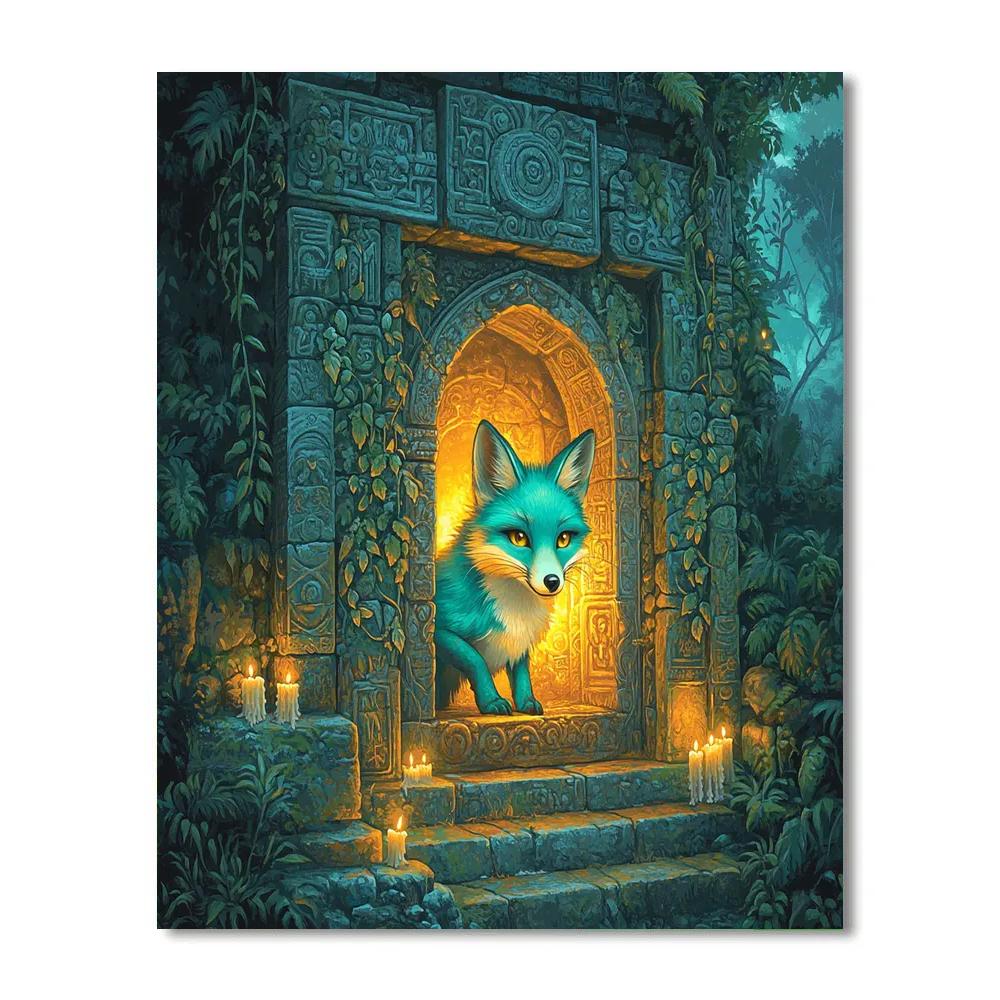 Elena Of Avalor Zuzo Spirit Fox Temple Arch Disney Inspired paint by color