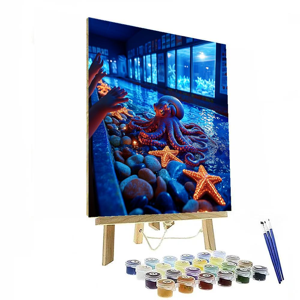 Hank Finding Dory Touch Pool Escape Plan Disney Inspired Paint by numbers kits