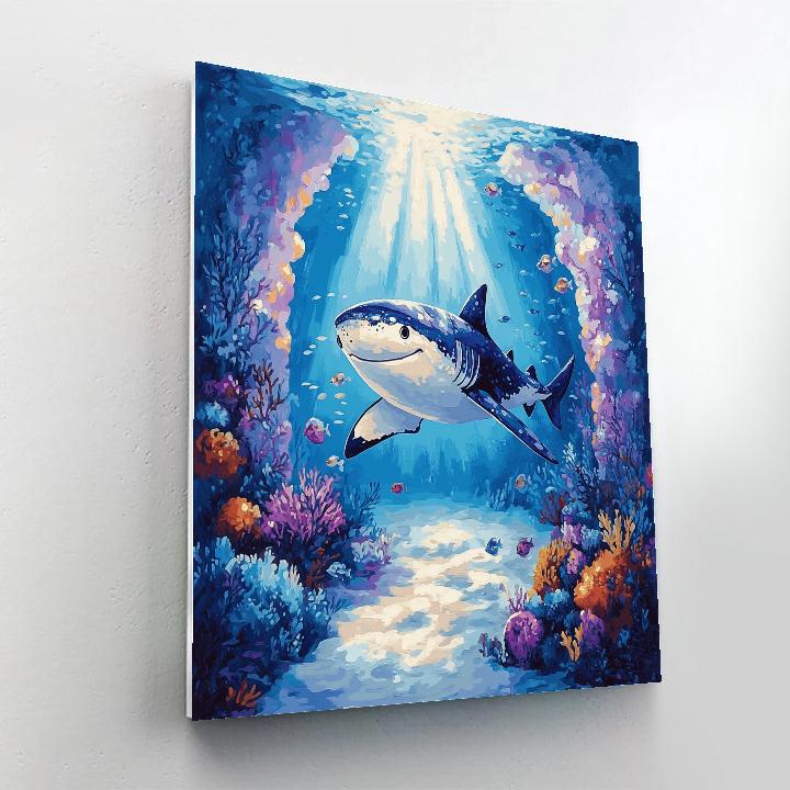 Destiny Finding Dory Coral Playground Swim Disney Inspired DIY paint by numbers