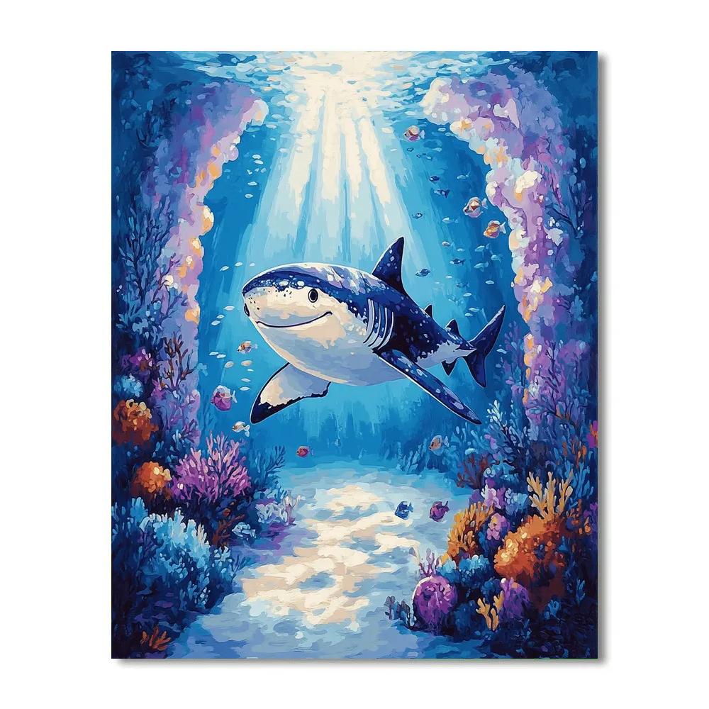 Destiny Finding Dory Coral Playground Swim Disney Inspired DIY paint by numbers