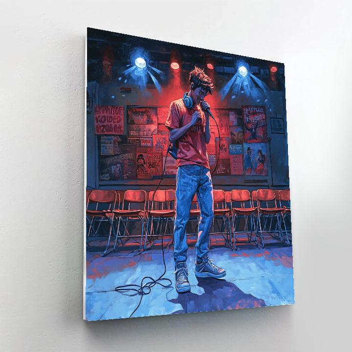 Goofy Movie Max Stand Out School Stage Rehearsal Disney Inspired painting number kit