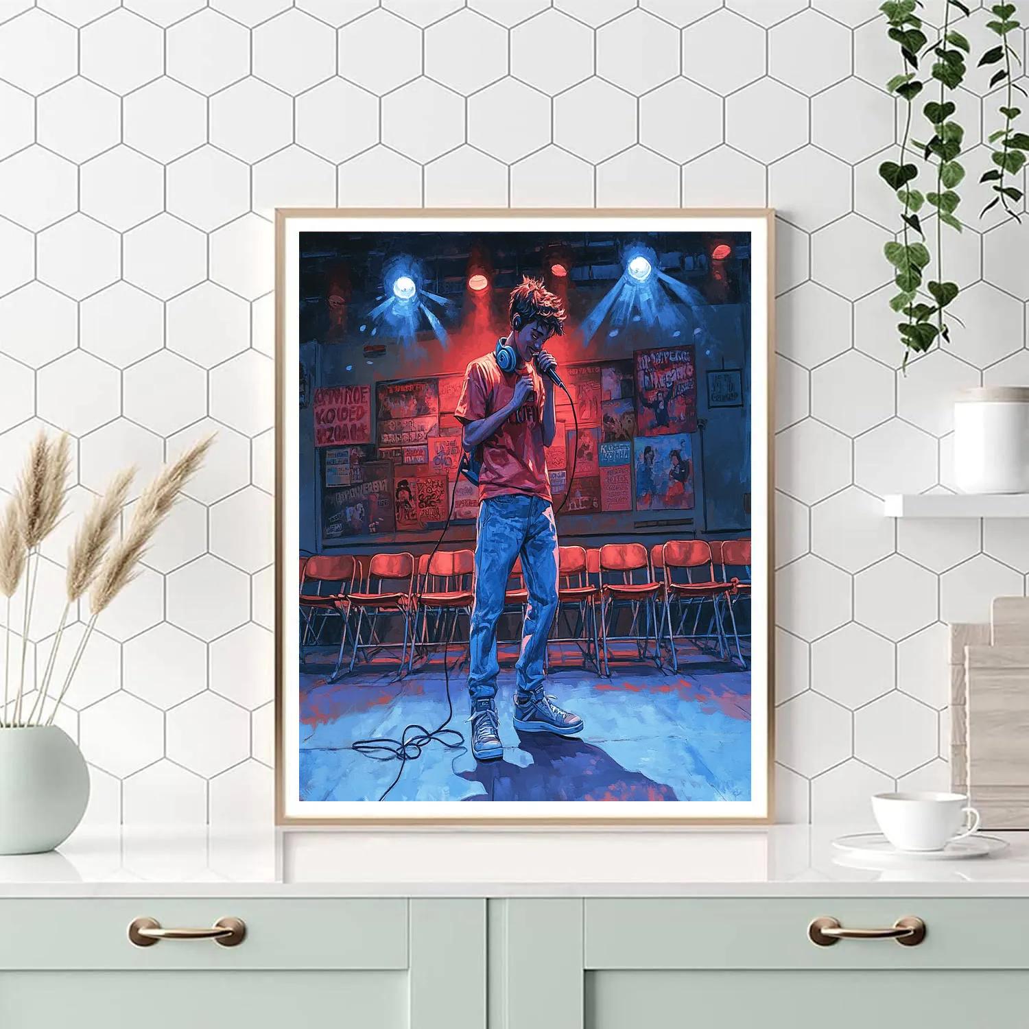 Goofy Movie Max Stand Out School Stage Rehearsal Disney Inspired painting number kit