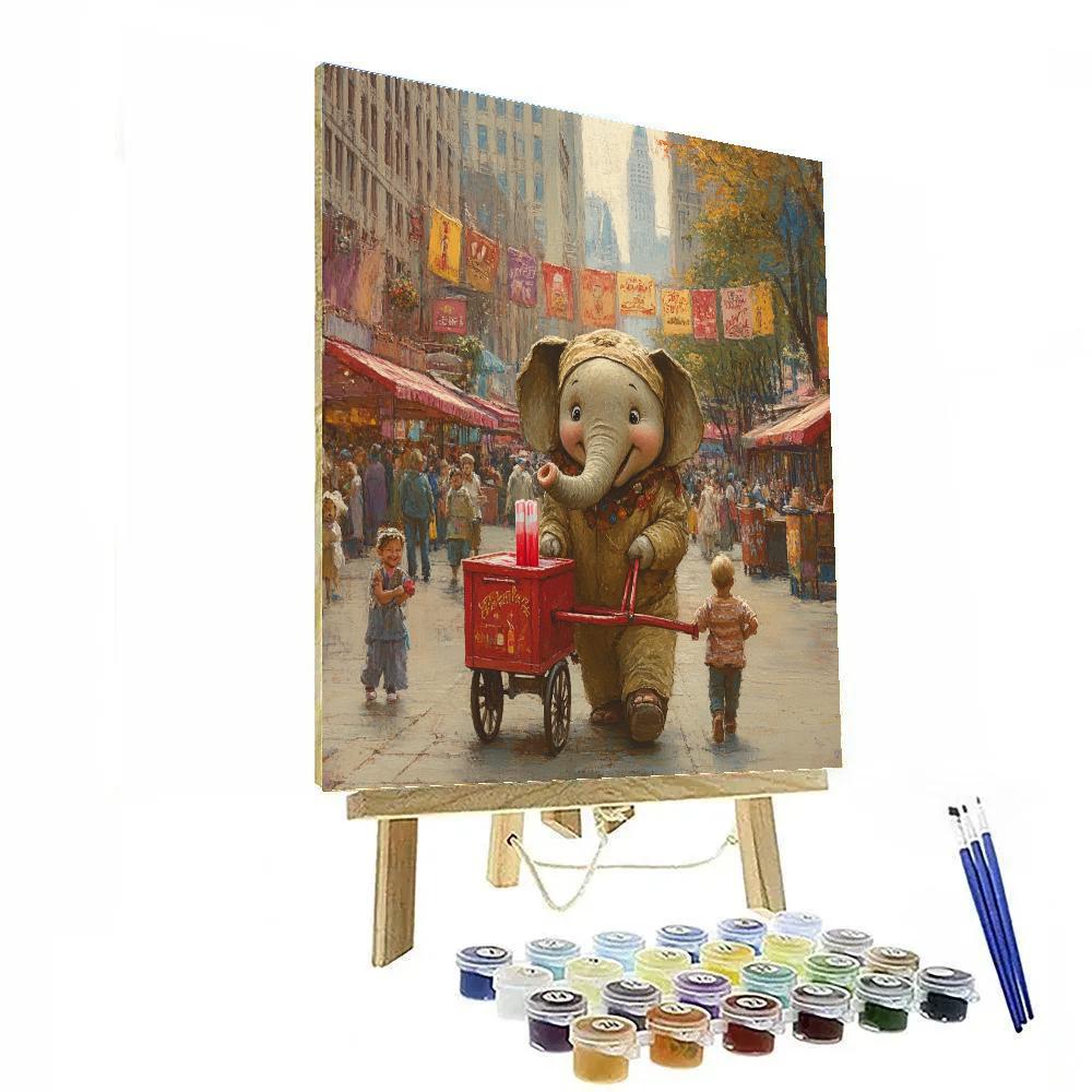 Finnick Zootopia Ice Pop Wagon Sneak Disney Inspired Paint by numbers art